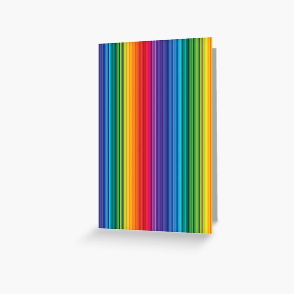 Lgbt Thin Subtle Modern Rainbow Flag Vertical Lines Pattern Gay