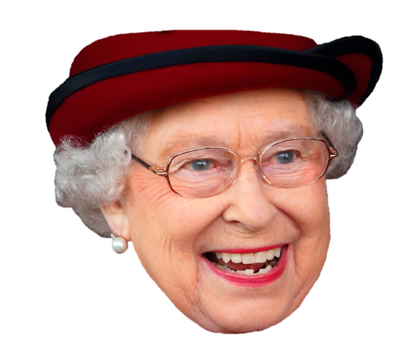 "The Queen" Stickers by MangledSwan Redbubble