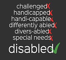 Disabled. Period. by Amythest Schaber