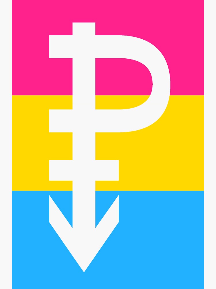 Pan Symbol LGBT Pansexual Gay Pride Pan Sticker For Sale By