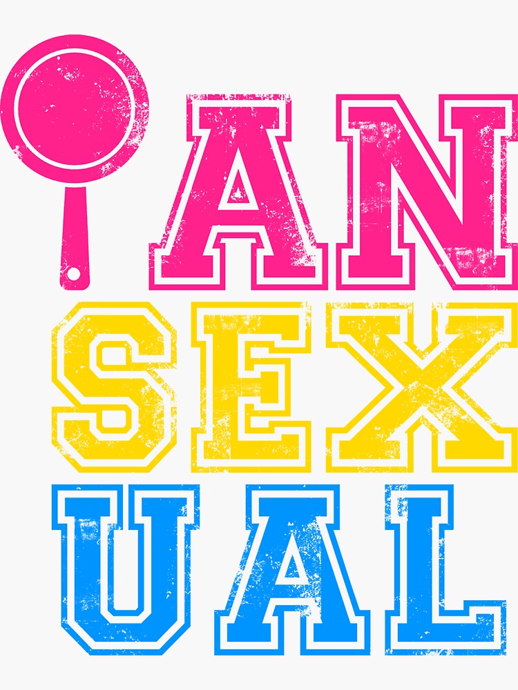 Pansexual LGBT Pansexual Gay Pride Pan Sticker By Lilettu Redbubble