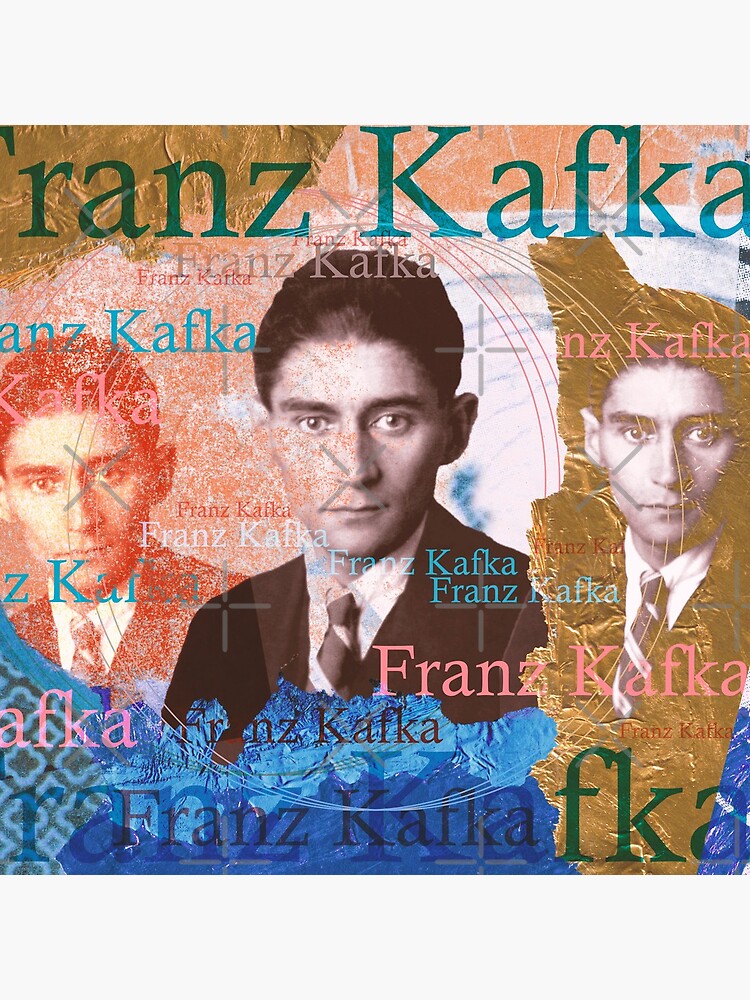 schönes Franz Kafka Porträt Verwandlung ästhetische Collage des