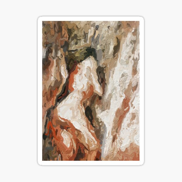 Nude Draw Nacked Women Sticker For Sale By Ms Photographie Redbubble