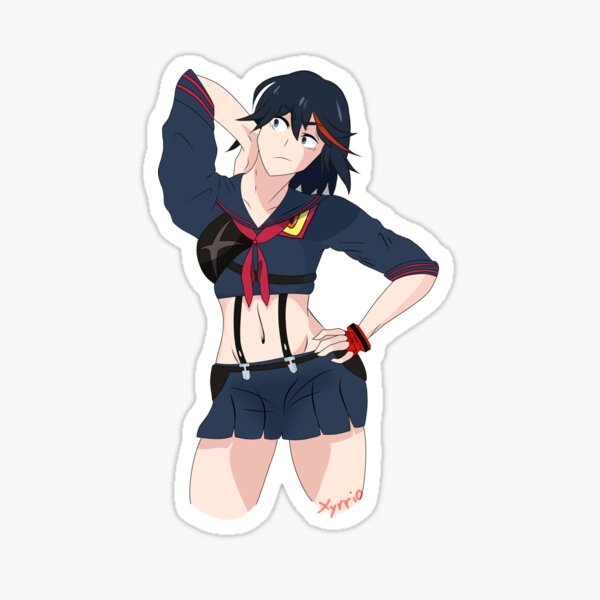 Ryuko Sticker By Xyrrio Redbubble