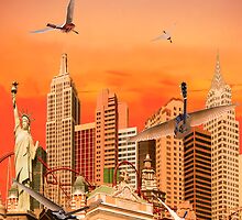 Waking Up In Las Vegas Rocks by Eric Kempson