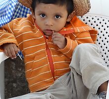 Proud Young Mexican - Joven Mexicano Orgulloso by Bernhard Matejka