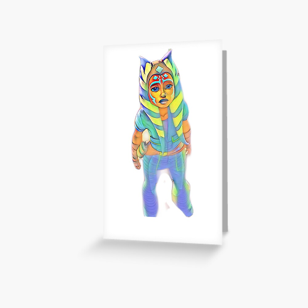 Ahsoka Tano Clone Wars Season 7 Greeting Card By Lotr Fan Redbubble