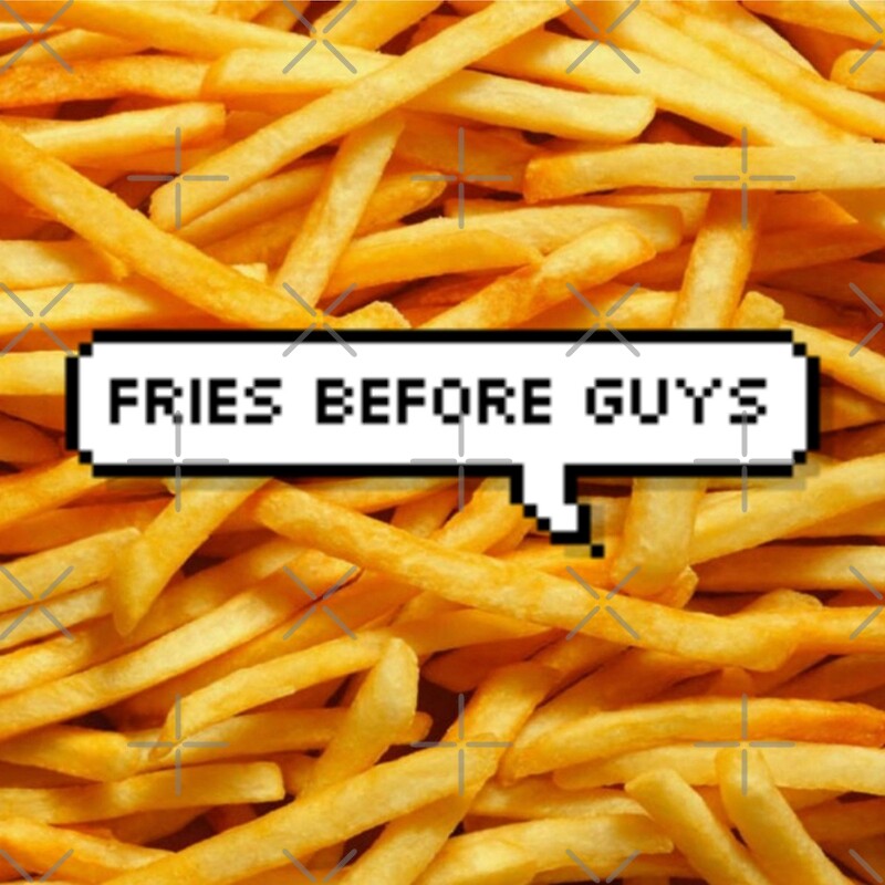 fries before guys plush