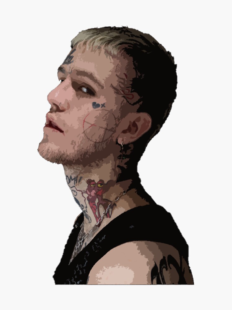 Lil Peep Sticker By Adamfaris Redbubble