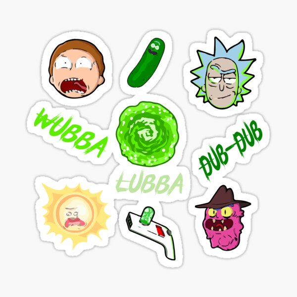 Rick And Morty Sticker Rick And Morty Fan Art Rick And Morty Decal Oh