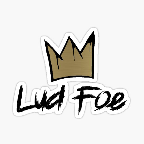 Lud Foe Tag Grafitti Crown Sticker For Sale By Saintiro Redbubble