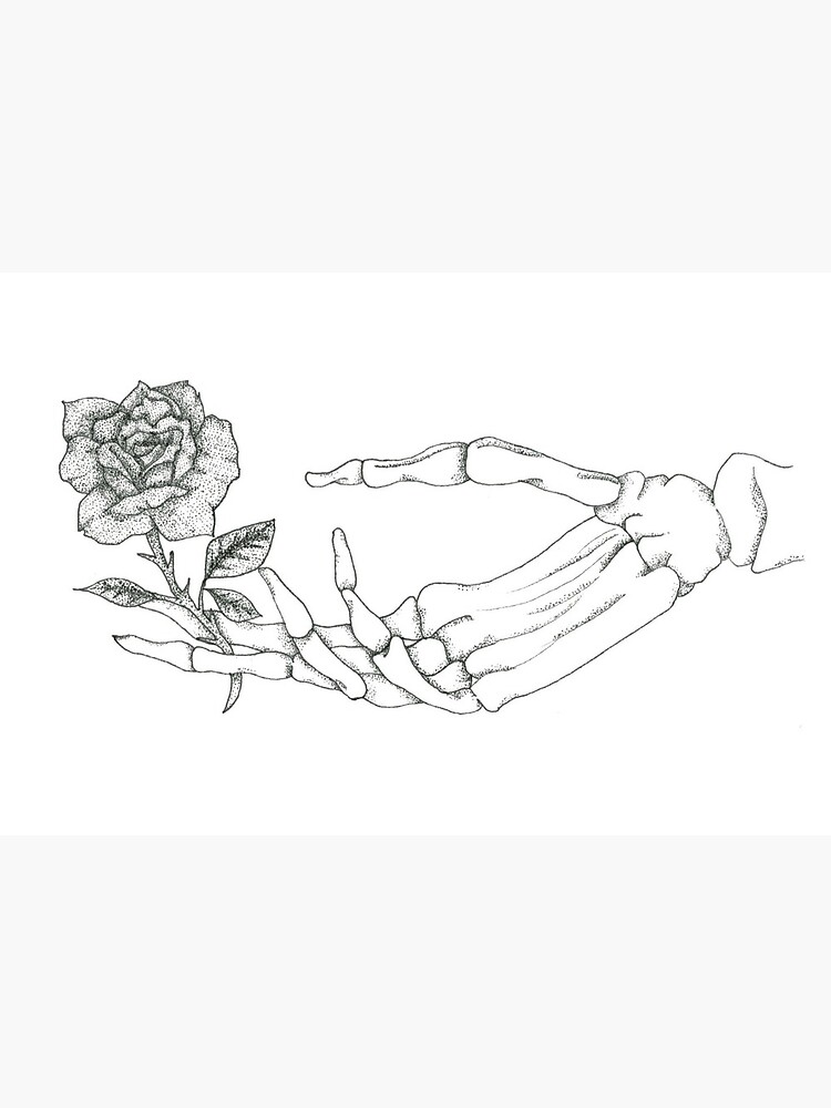 Free Vector Skeleton Hand Holding Rose Flower Atelier Yuwa Ciao Jp