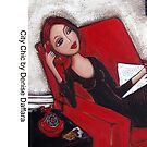 City Chic on the phone by Denise Daffara