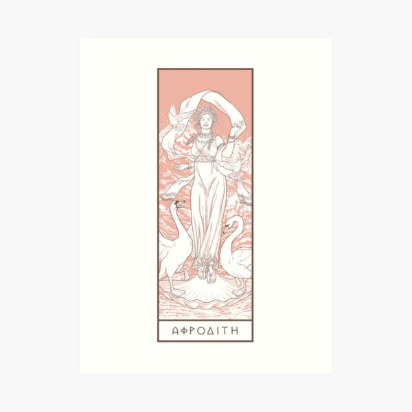 Love Goddess Aphrodite Art Print For Sale By Buccifolio Redbubble