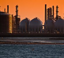 Oil stabilizers and receiving spheres by David Hall