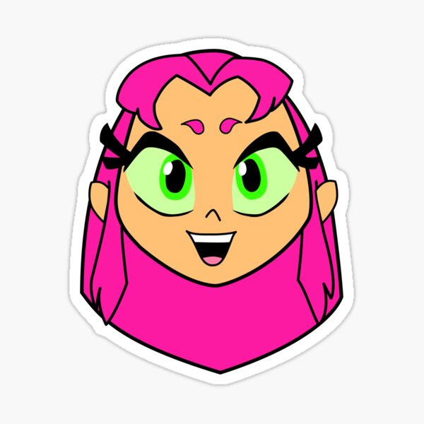 Teen TitansStarfire Sticker For Sale By JamesCMarshall Redbubble