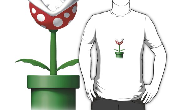 piranha plant shirt