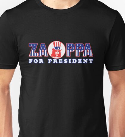 frank zappa for president shirt