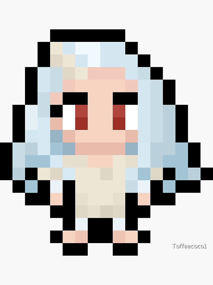 Eri Pixel Sprite Sticker For Sale By Toffeecoco Redbubble