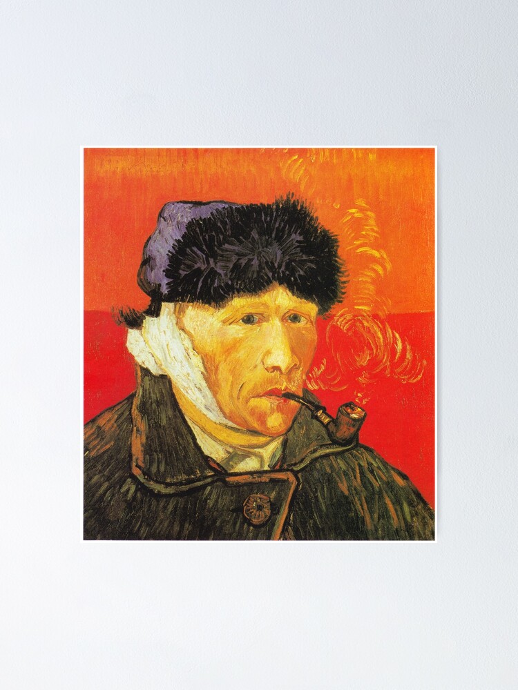 Self Portrait With Bandaged Ear And Pipe By Gogh Vincent Van