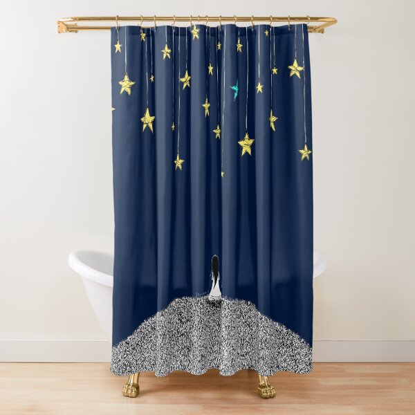 Starry Starry Night Shower Curtain For Sale By Dollgift Redbubble