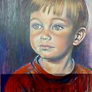 Portrait of Hunter by wendie patch ... - flat,135x135,075,t