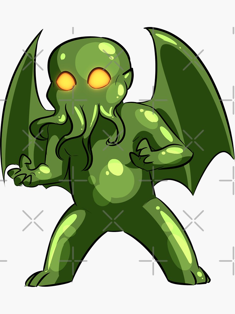 Cthulhu Sticker For Sale By OSPYouTube Redbubble