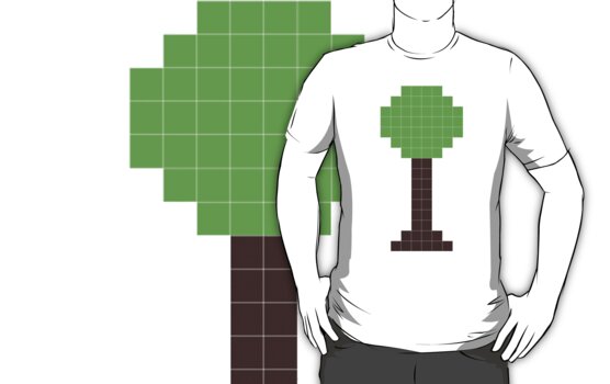 pixel tree