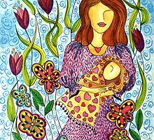 Mother's Arms ~ always open for a hug by Lisa Frances Judd~QuirkyHappyArt