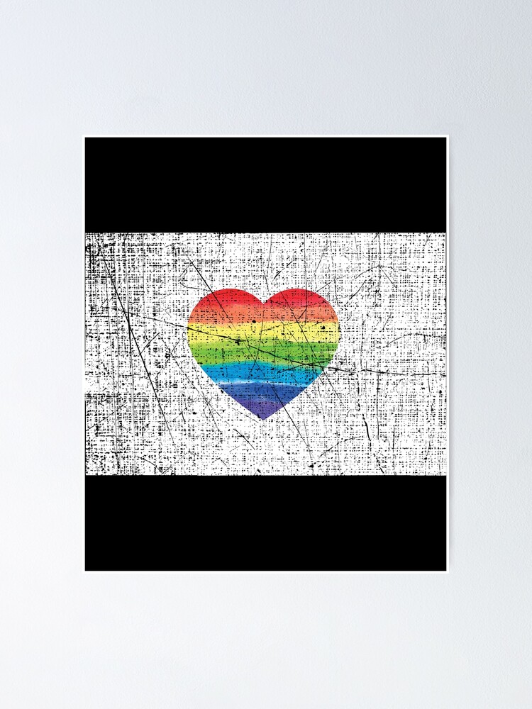 Colorado Gay Pride Heart Rainbow Flag Lgbt Month Lesbian Bisexual