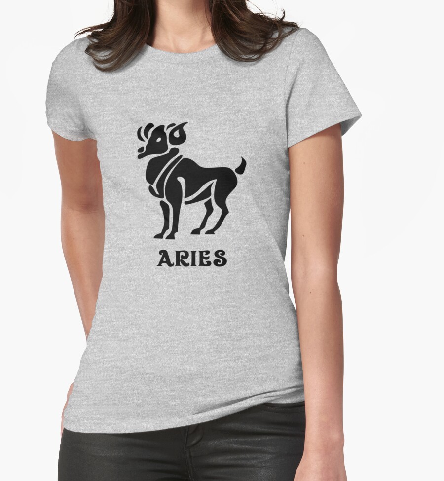 aries zodiac sign t shirt