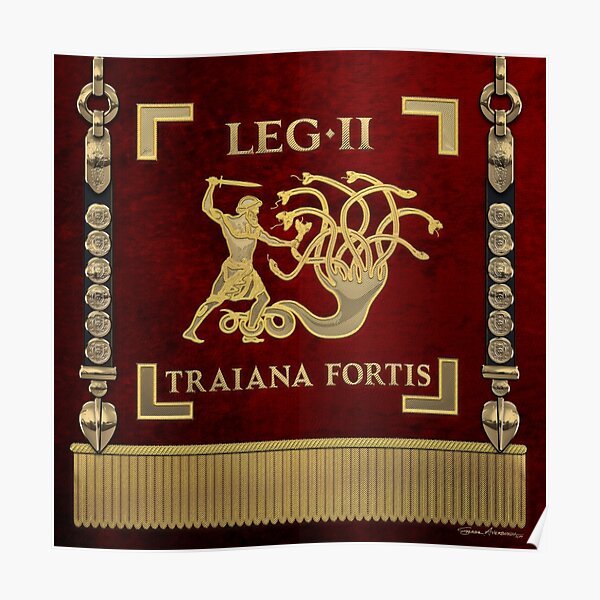 Standard Of The Trajan S Second Legion Vexillum Of The Legio Ii