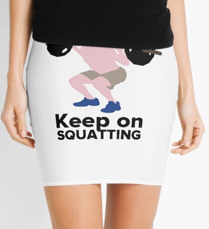 Squatting Mini Skirts Redbubble