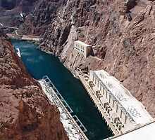 Hydroelectric Plant - Hoover Dam by John Schneider