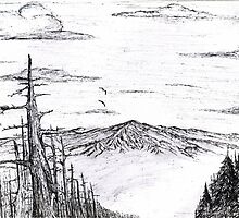 Mountain Range: Drawing | Redbubble