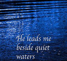 He leads me beside quiet waters iPhone Case by Jeff Johannsen