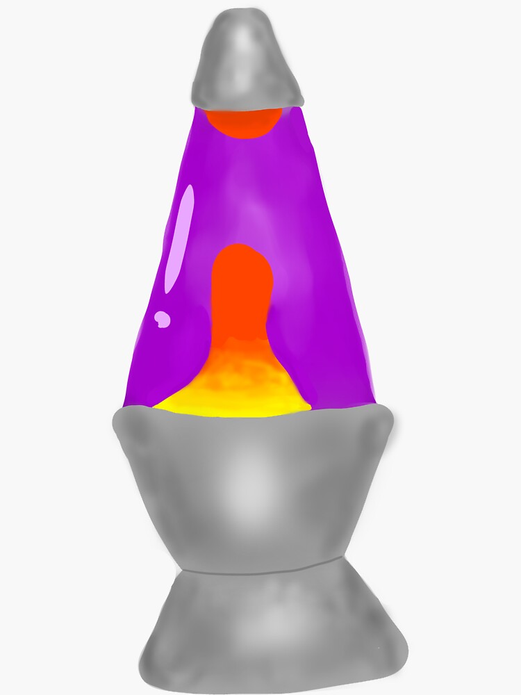 Retro Lava Lamp Sticker For Sale By Hannahg1025 Redbubble