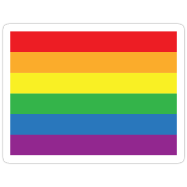 gay flag colors represent