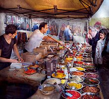 Storefront - The open air Tea & Spice market by Mike Savad