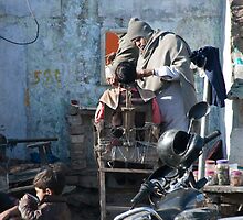 Street Barber by phil decocco