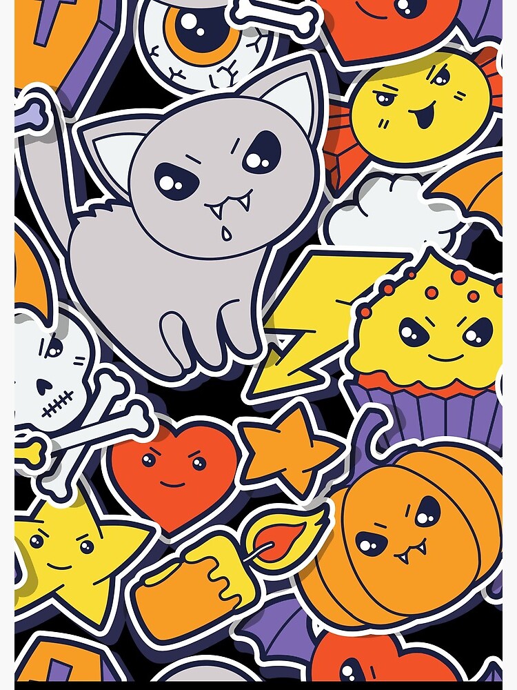 Cats Kawaii Halloween Goth Kawaii Kawaii Emoji Cute Kawaii