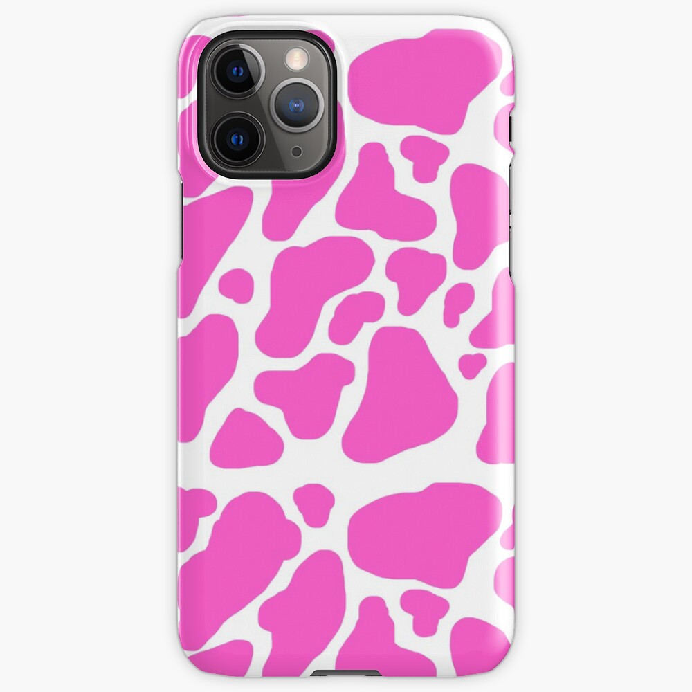 Pink Cow Print Iphone Case Cover By Artimo Redbubble