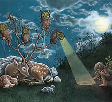 Even the Crickets Grew Silent (Print) by Tara Krebs