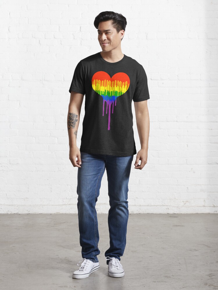 Gay Pride Drip T Shirt For Sale By Tigerparadise Redbubble Gay T