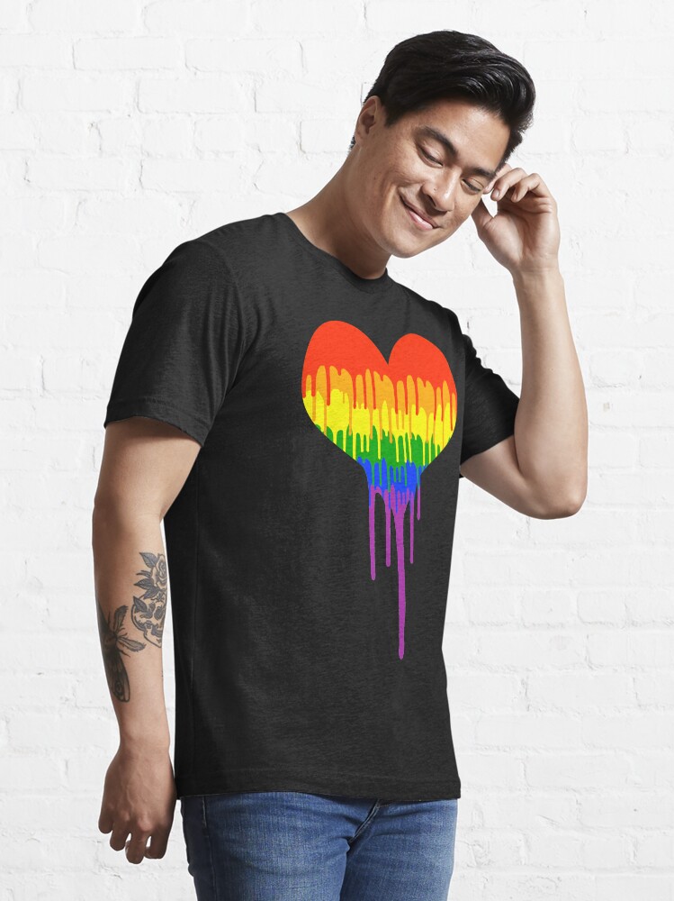 Gay Pride Drip T Shirt For Sale By Tigerparadise Redbubble Gay T