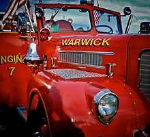 The Big Red Fire Engine 7 - Warwick Rhode Island by Jack McCabe