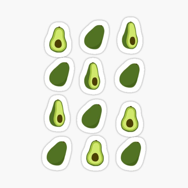 When Life Gives You Avocados Sticker For Sale By Kdm Redbubble