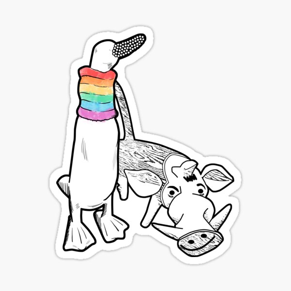 Gay Goose Hoglog Nickspubquiz Sticker For Sale By Nickheathsport