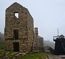 A Murky Day At The Mines ~ Levant, Cornwall by Susie Peek