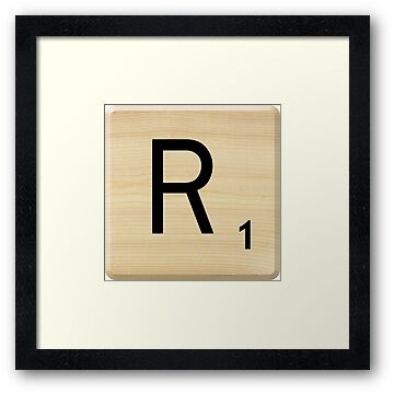 Scrabble Letter R